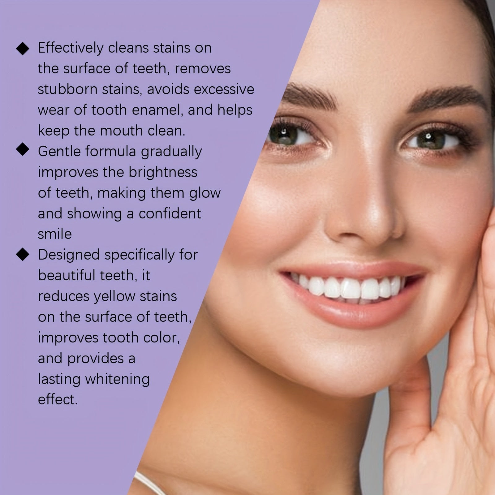 NovaSmile Whitening Teeth Strips, Purple Teeth Strips